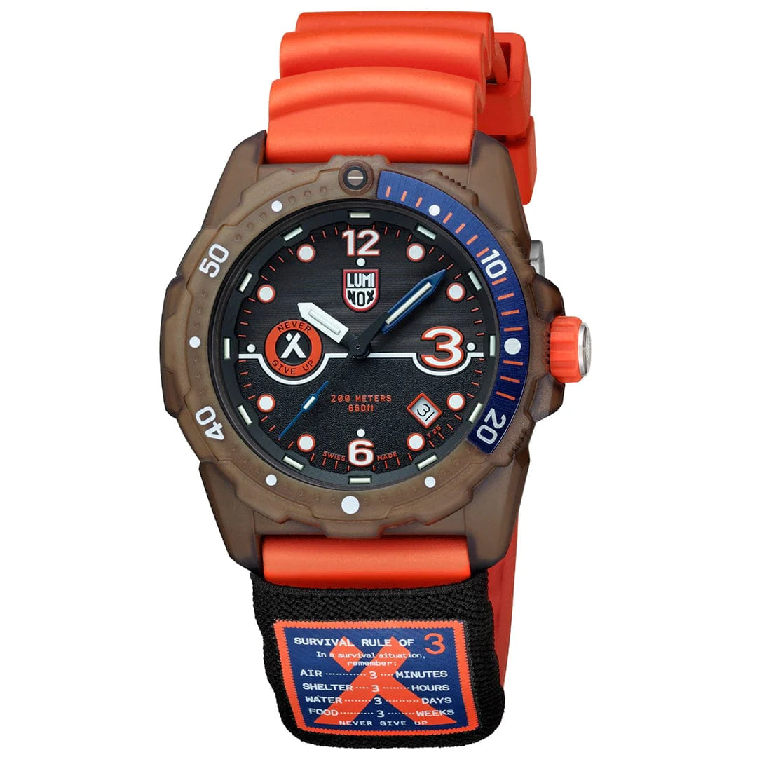 Bear Grylls Survival Rule3 by  Luminox |  Time Keeper.