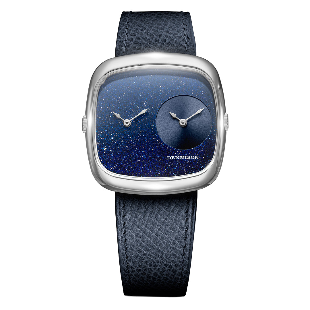 ALD Dual Time – Aventurine – Black Sunray In Steel