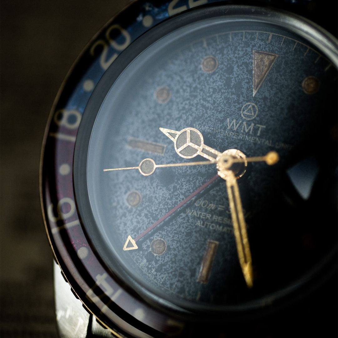 Panton MKII – Black Dial / Heavy Aged