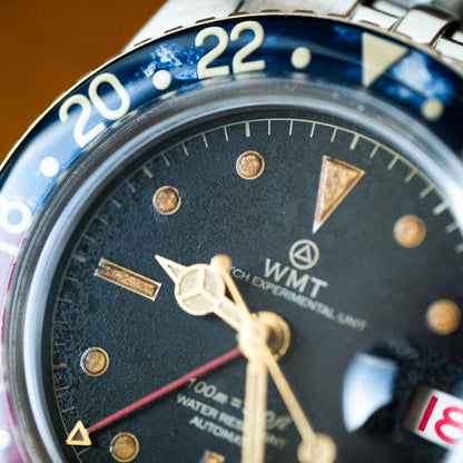 Panton MKII – Black Dial / Heavy Aged