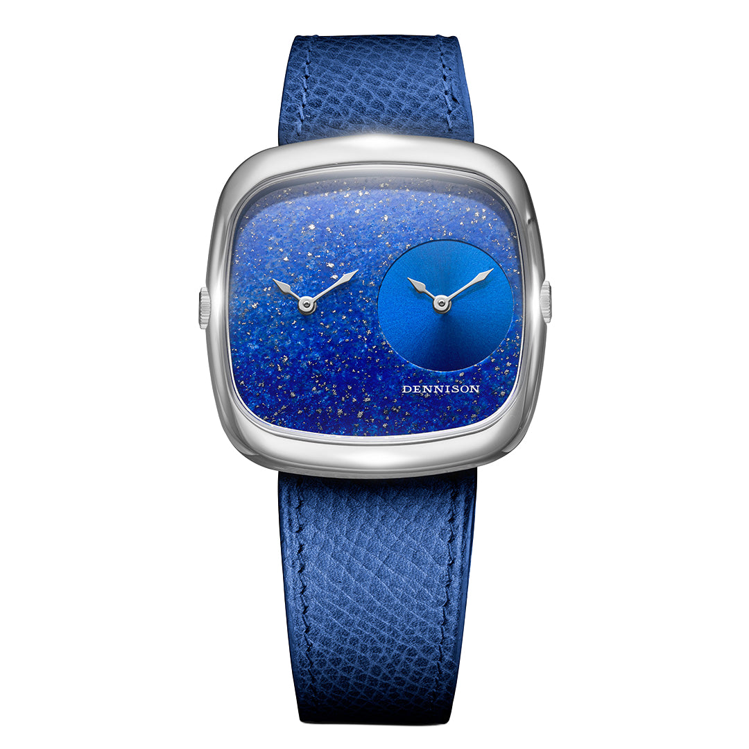 ALD Dual Time – Lapis Lazuli – Blue Sunray In Steel