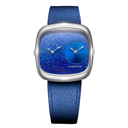 ALD Dual Time – Lapis Lazuli – Blue Sunray In Steel