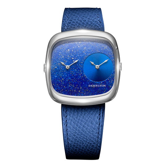 ALD Dual Time – Lapis Lazuli – Blue Sunray In Steel