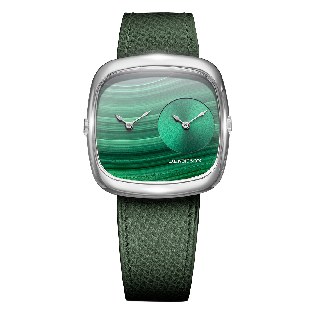 ALD Dual Time - Malachite – Green Sunray In Steel