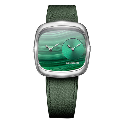 ALD Dual Time - Malachite – Green Sunray In Steel