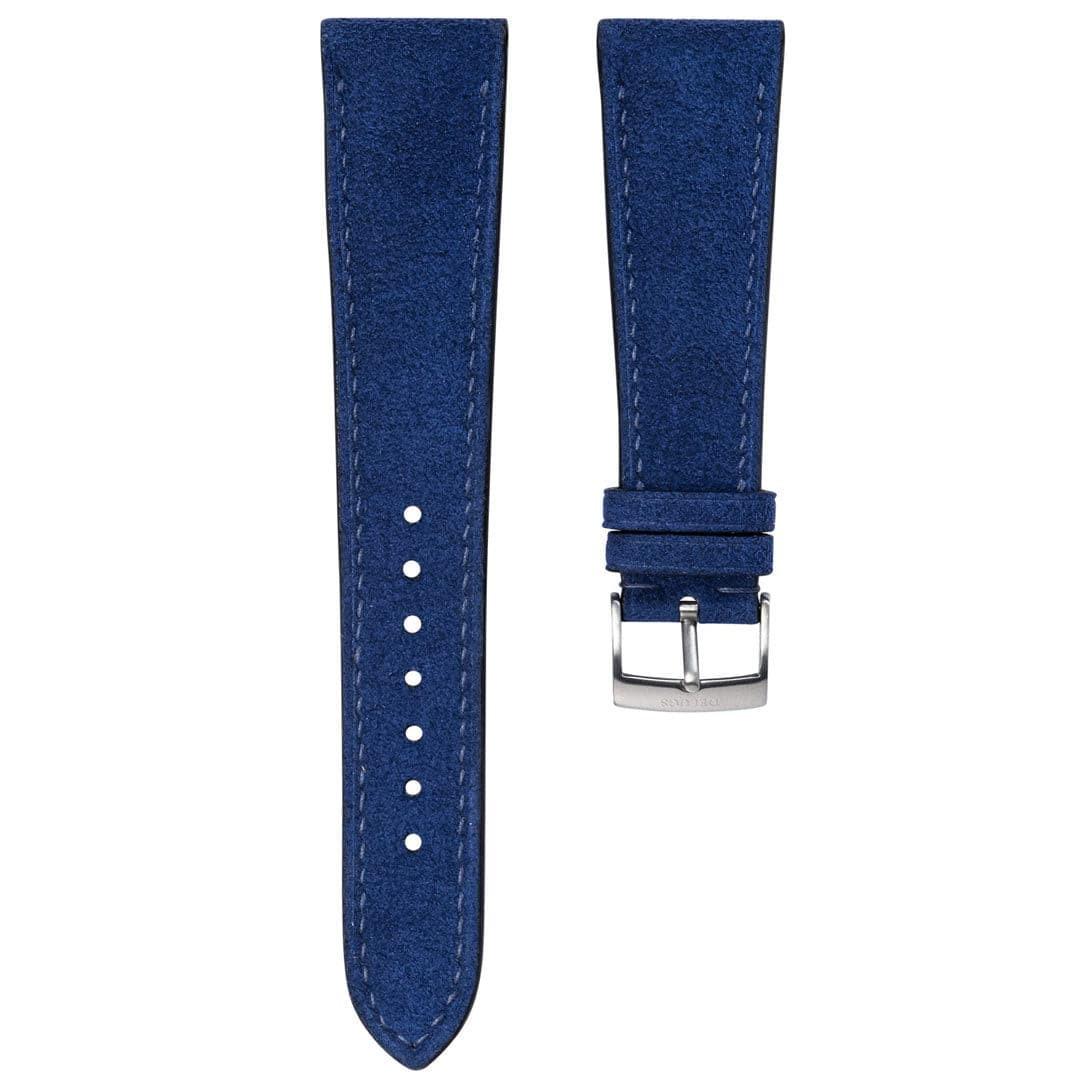 Royal Blue Alcantara Signature by  Delugs Straps |  Time Keeper.