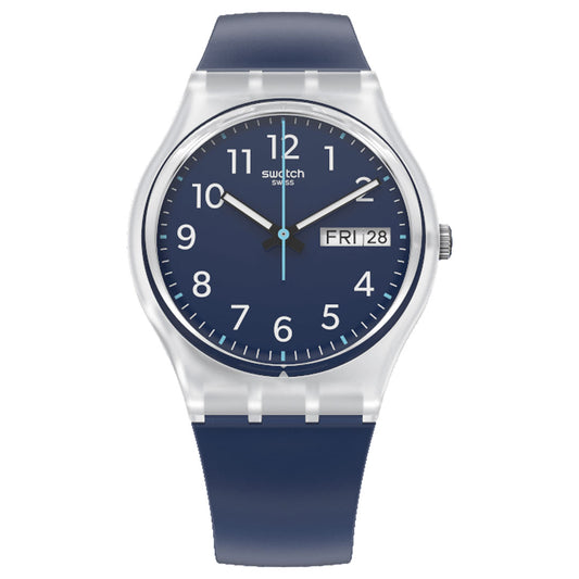 Rinse Repeat Navy by  Swatch |  Time Keeper.