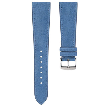 Baby Blue Alcantara Signature by  Delugs Straps |  Time Keeper.