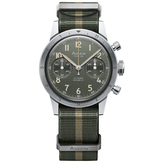 Type 20 Vert Militaire Limited Edition by  Airain |  Time Keeper.