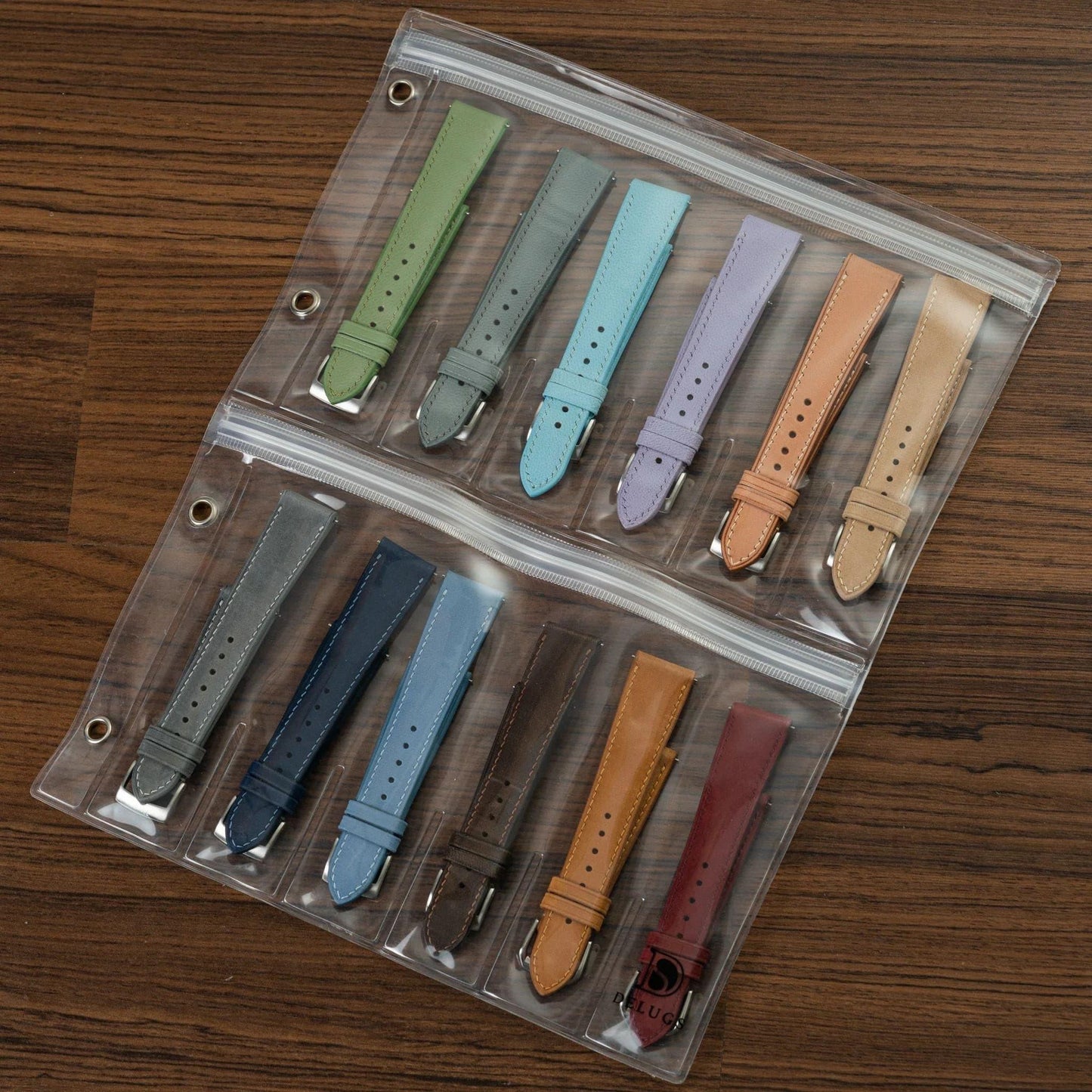 Strap Folio - Large Brown by  Time Keeper |  Time Keeper.