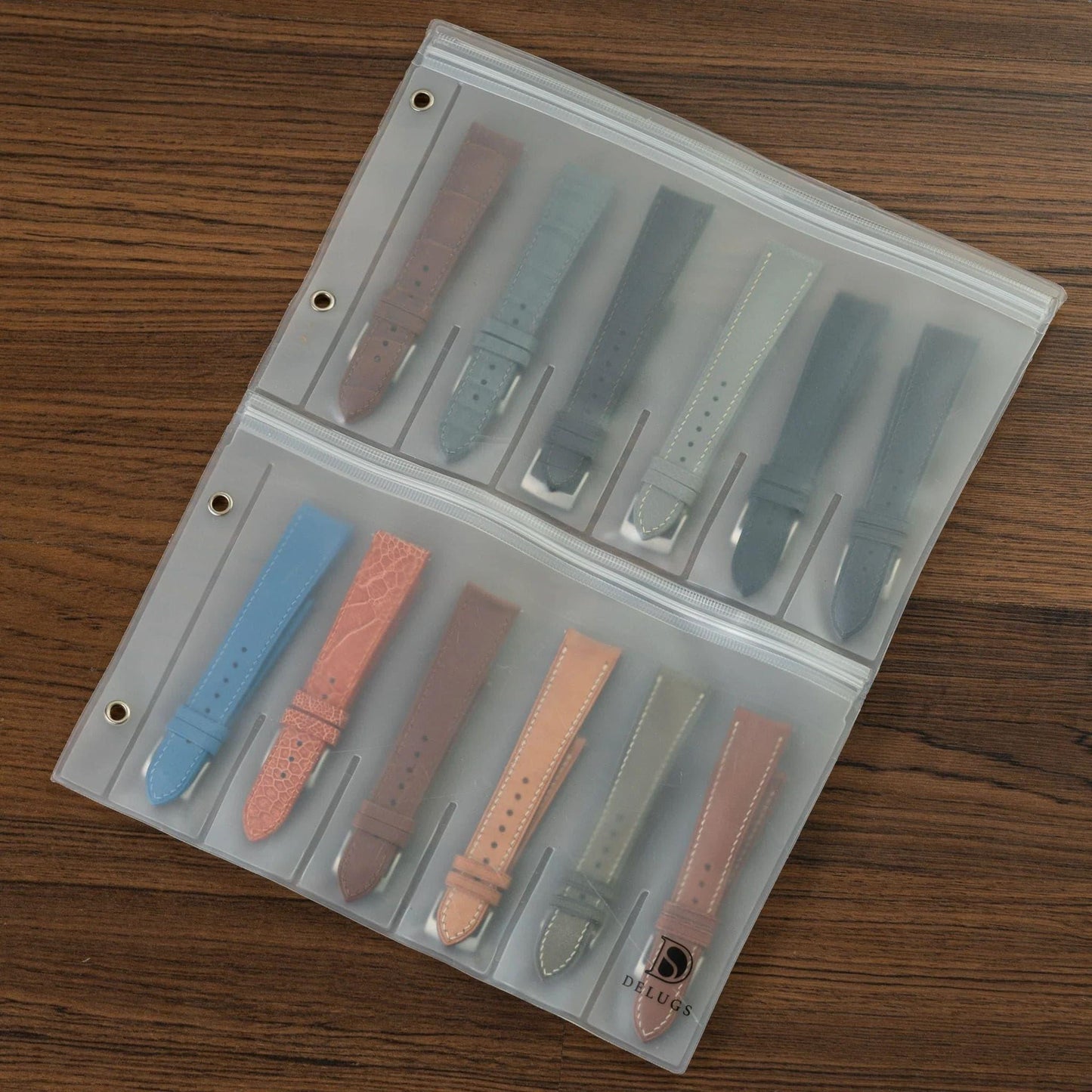 Strap Folio - Large Brown by  Time Keeper |  Time Keeper.