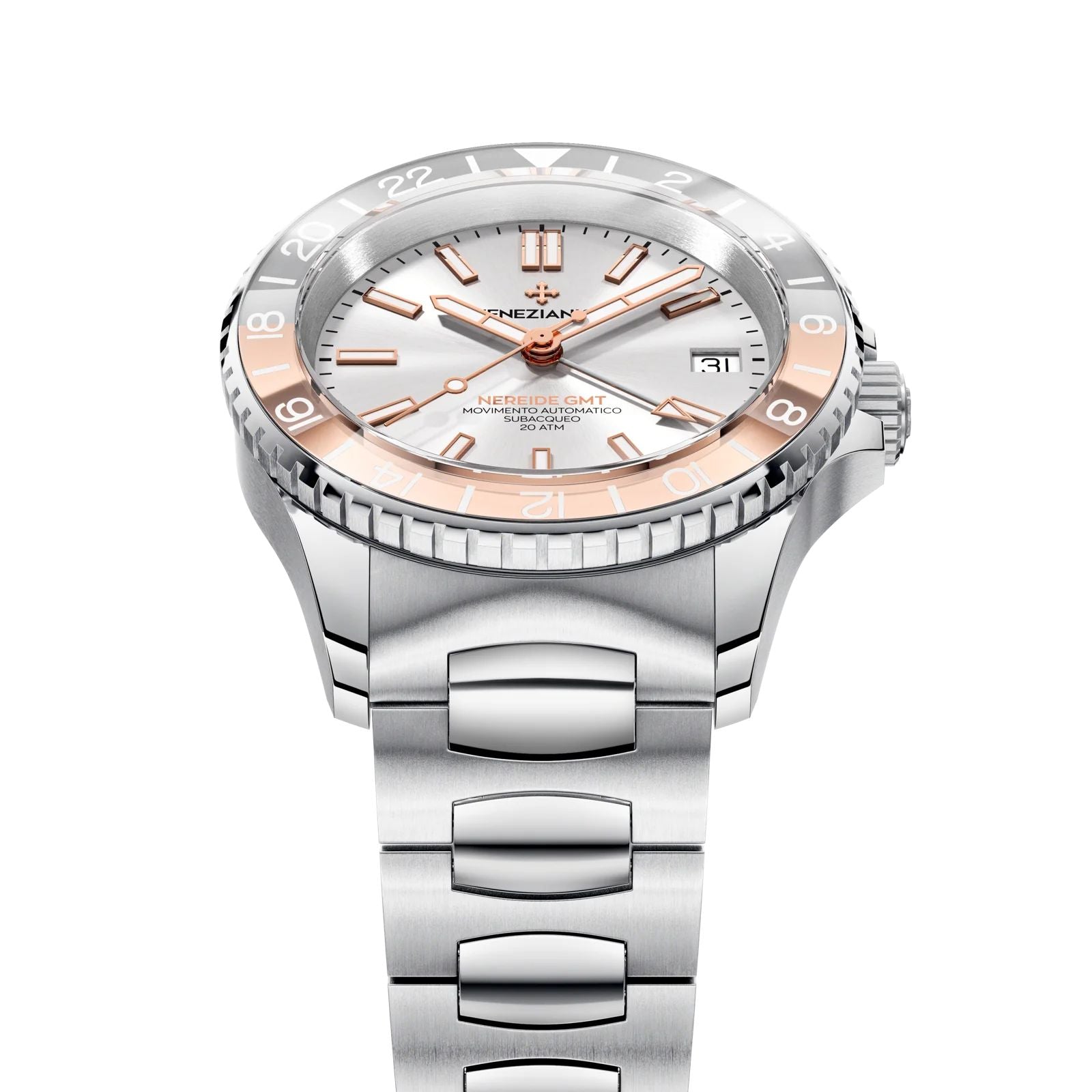 Nereide GMT – 39mm by  Venezianico |  Time Keeper.