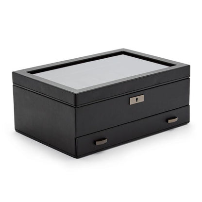 Axis 10pc Watch Box with Storage by  Wolf |  Time Keeper.