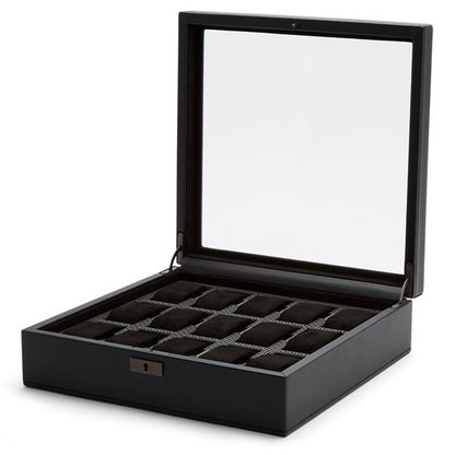 Axis 15pc Watch Box - Powder Coated by  Wolf |  Time Keeper.