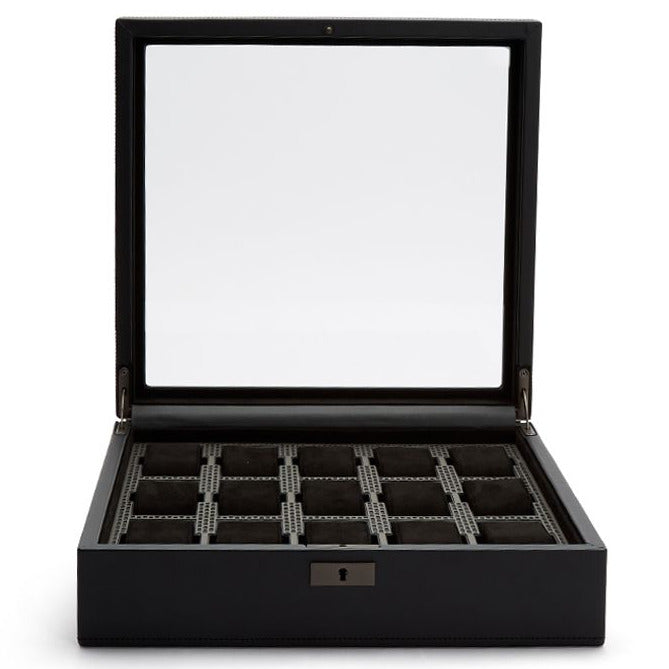 Axis 15pc Watch Box - Powder Coated by  Wolf |  Time Keeper.