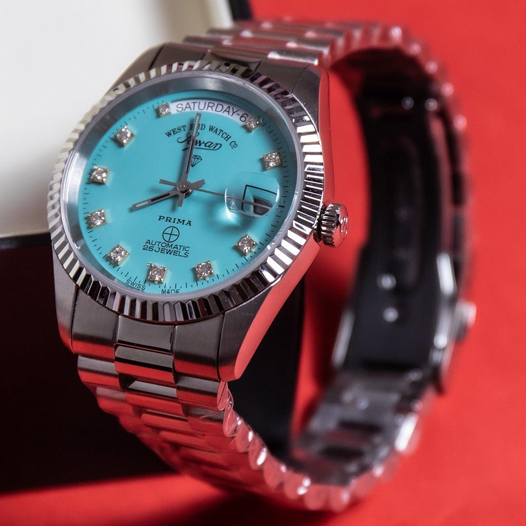 Classic Tiffany 37mm - Diamonds by  West End |  Time Keeper.
