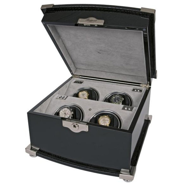 Serpentine Quad Watch Winder by  Rapport London |  Time Keeper.