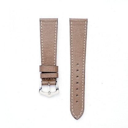 Toupe Saffiano Leather by  Milano Straps |  Time Keeper.