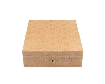 Heritage Bamboo 4 Watch Box by  Rapport London |  Time Keeper.