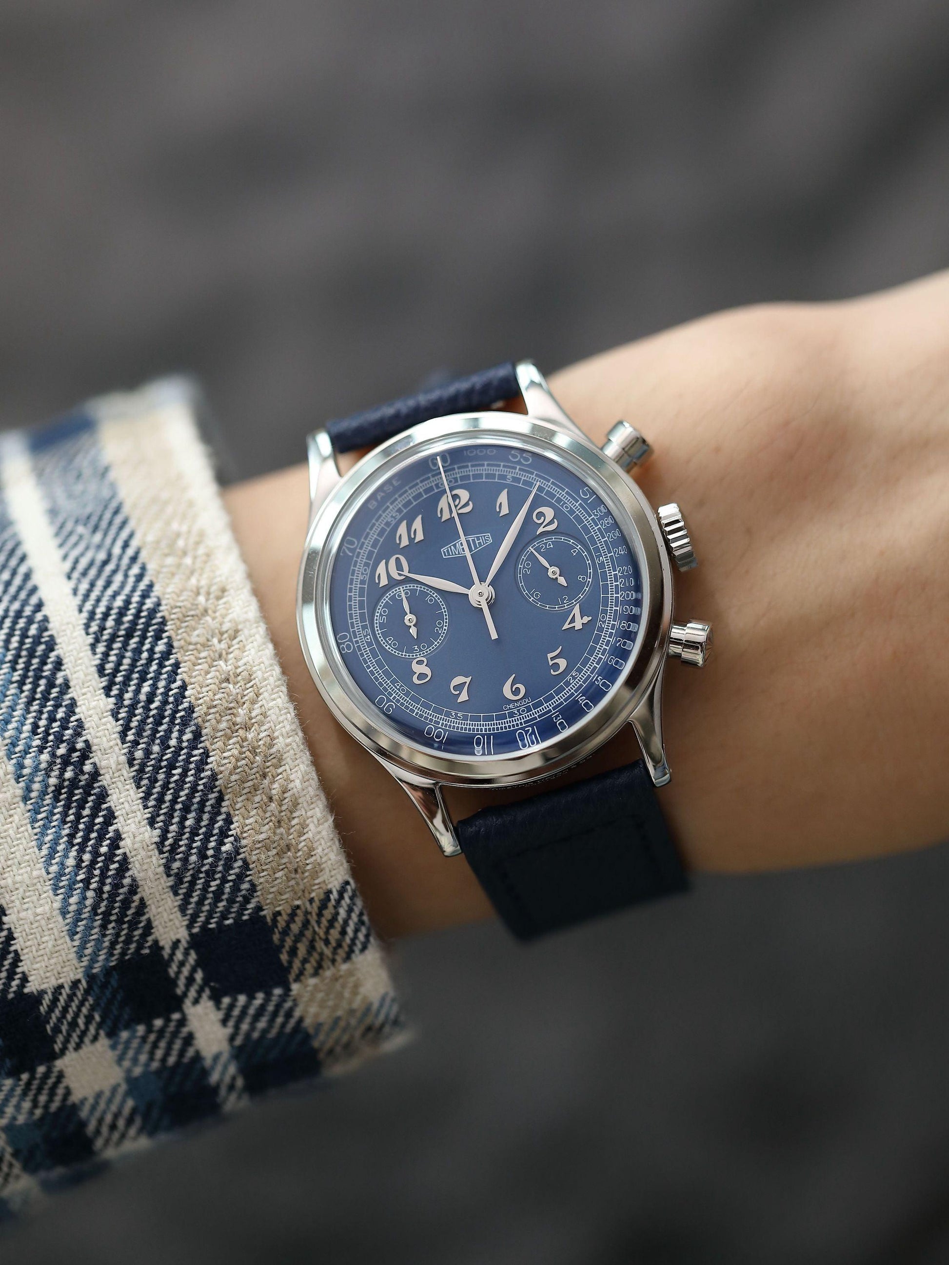 Vintage Chrono - Blue by  TimeThis |  Time Keeper.