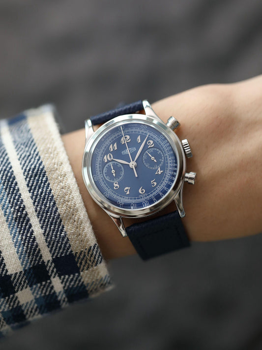 Vintage Chrono - Blue by  TimeThis |  Time Keeper.