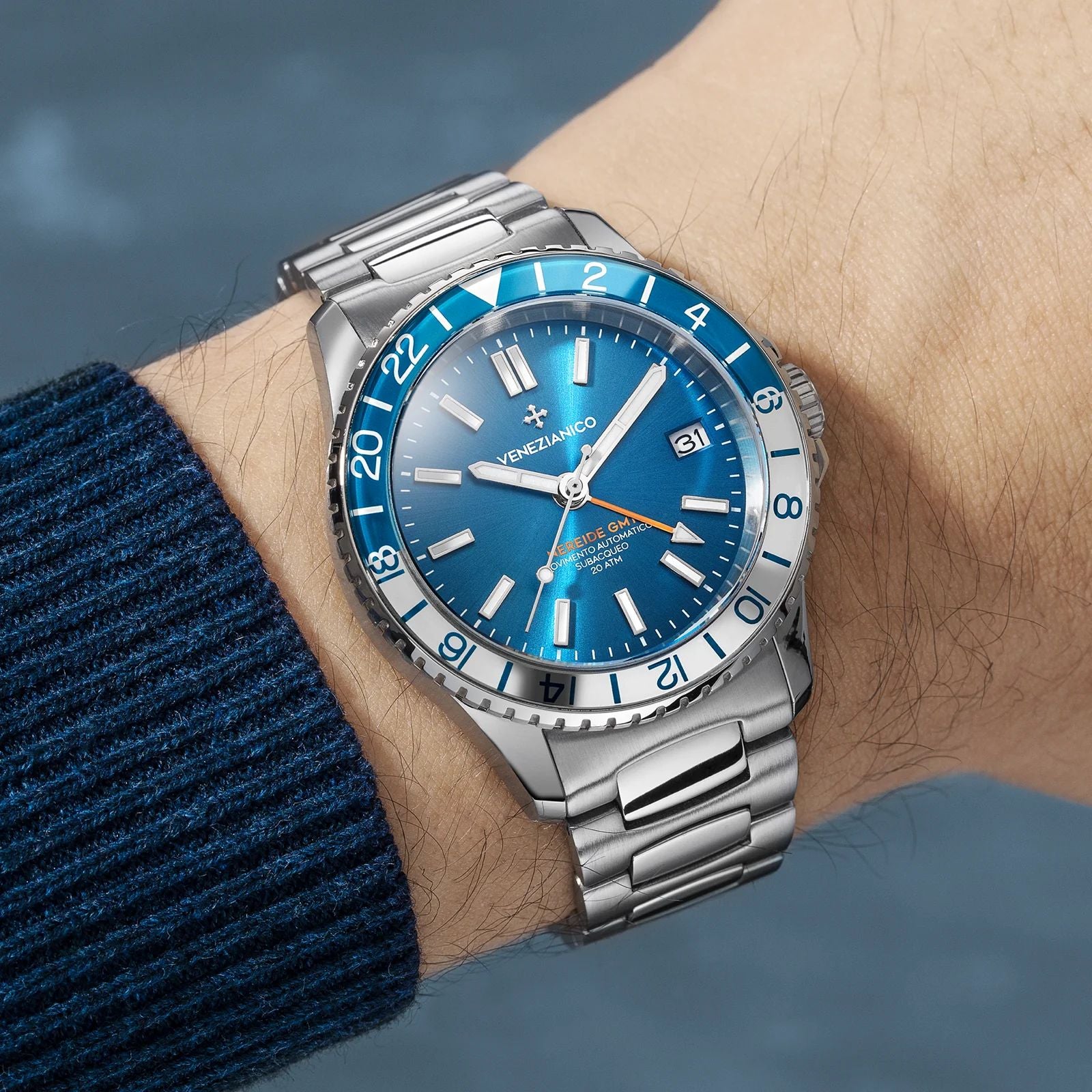 Nereide GMT – 39mm by  Venezianico |  Time Keeper.