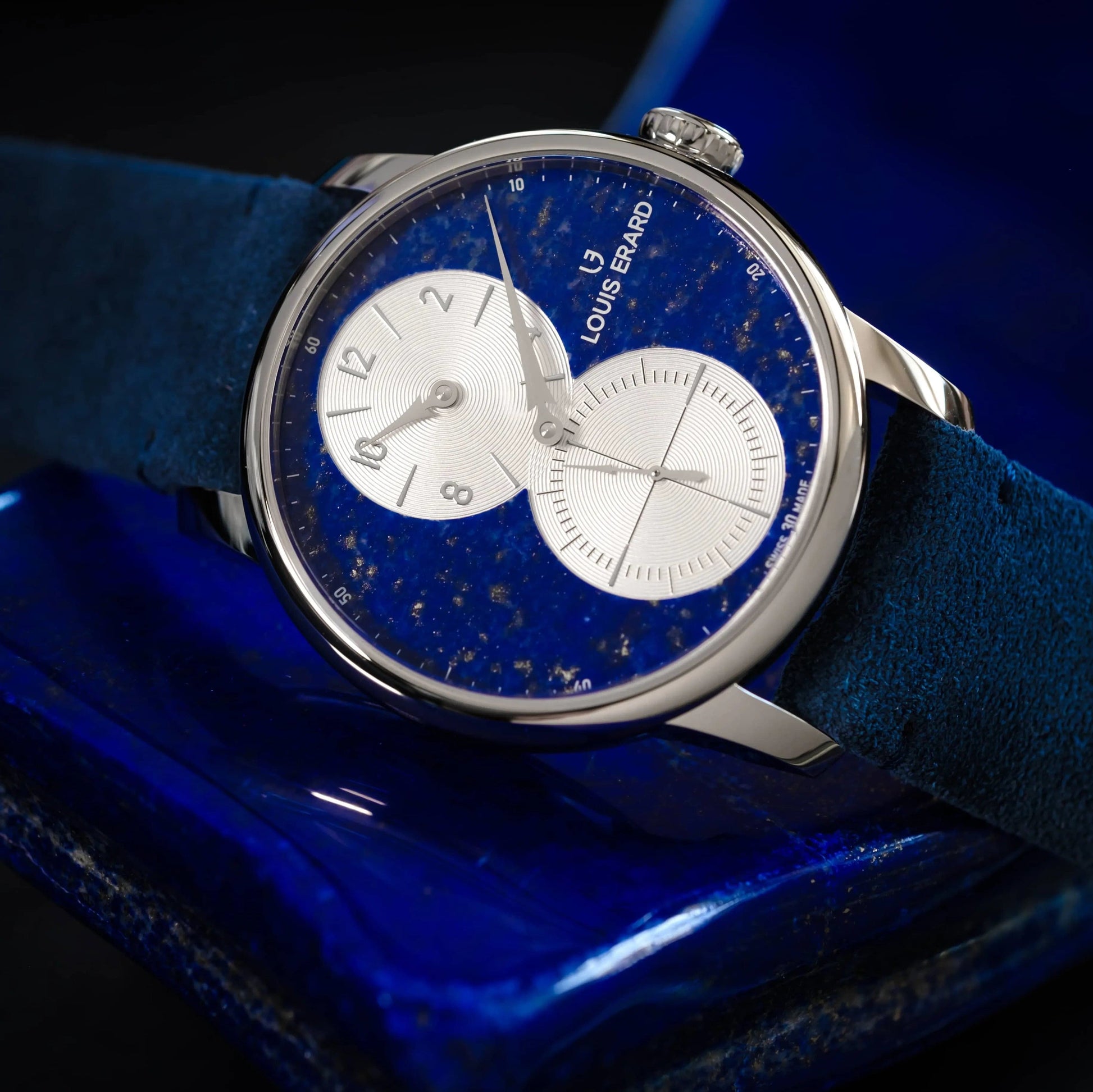Excellence Regulateur Lapis lazuli by  Louis Erard |  Time Keeper.
