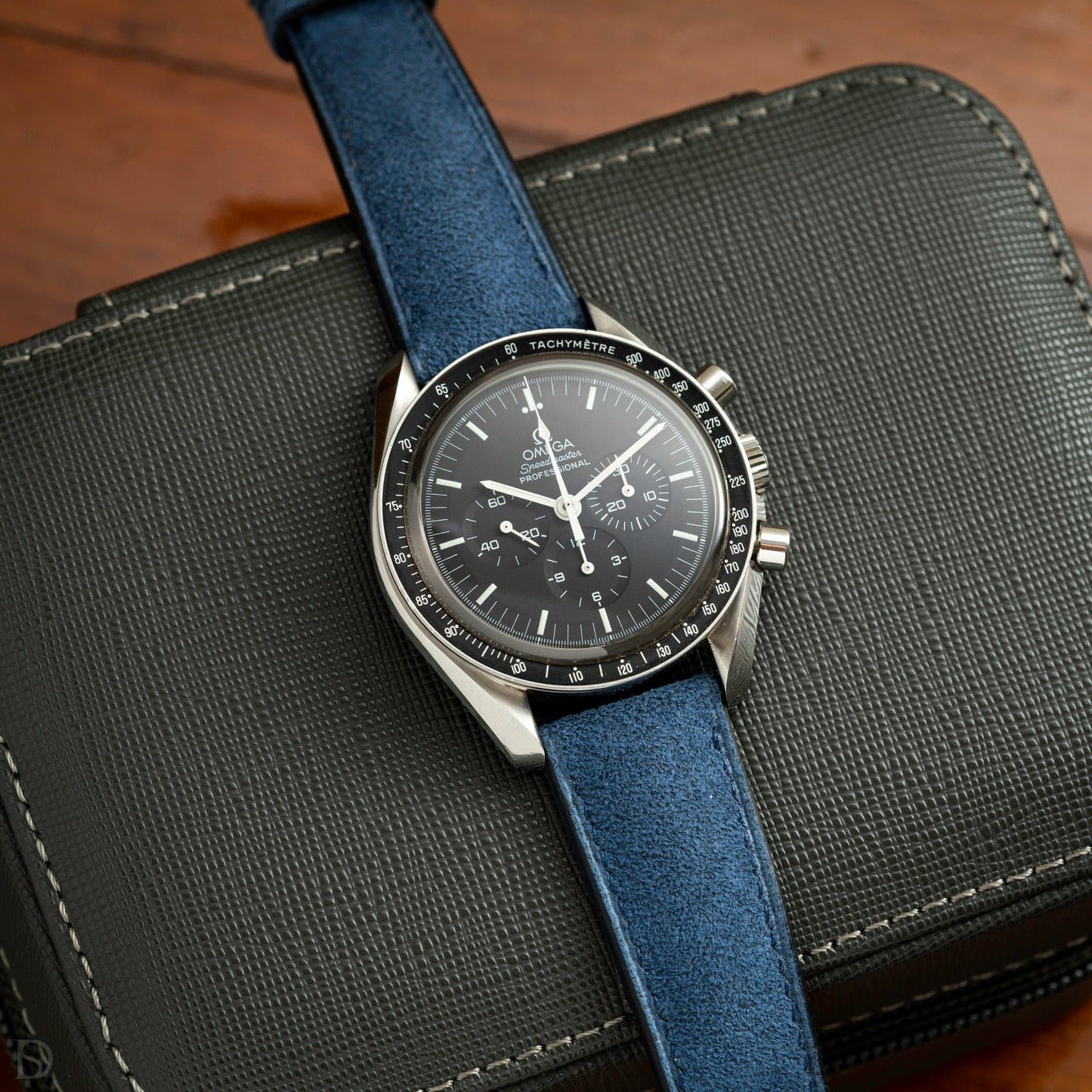 Denim Alcantara Signature by  Delugs Straps |  Time Keeper.