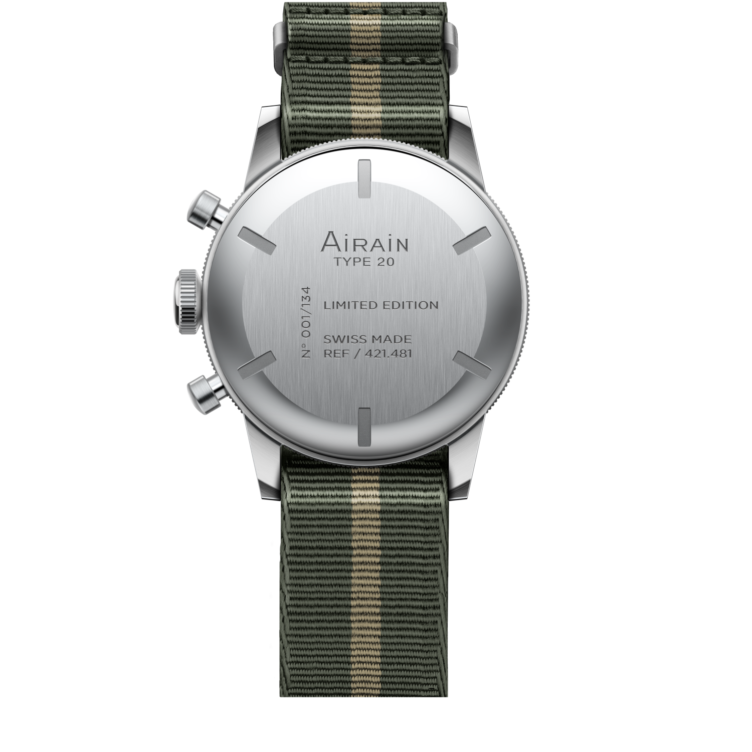 Type 20 Vert Militaire Limited Edition by  Airain |  Time Keeper.