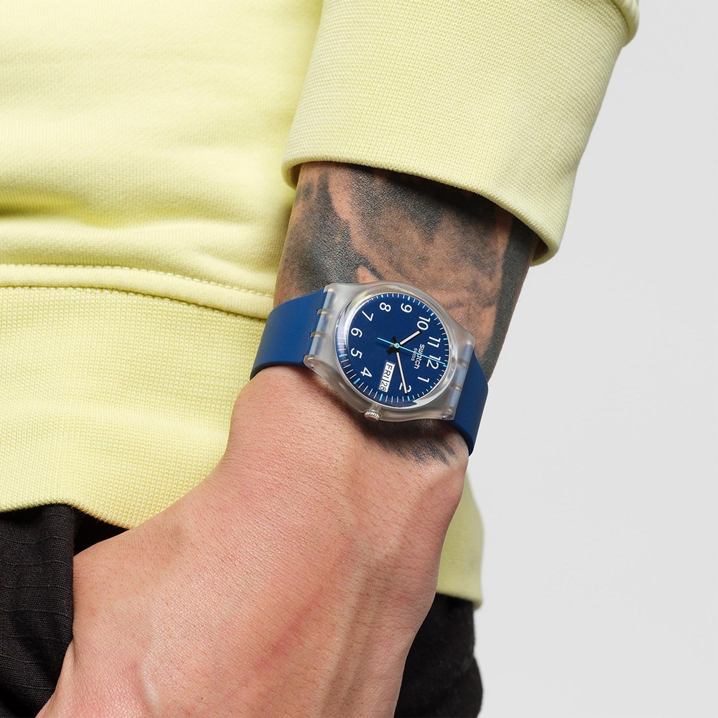 Rinse Repeat Navy by  Swatch |  Time Keeper.