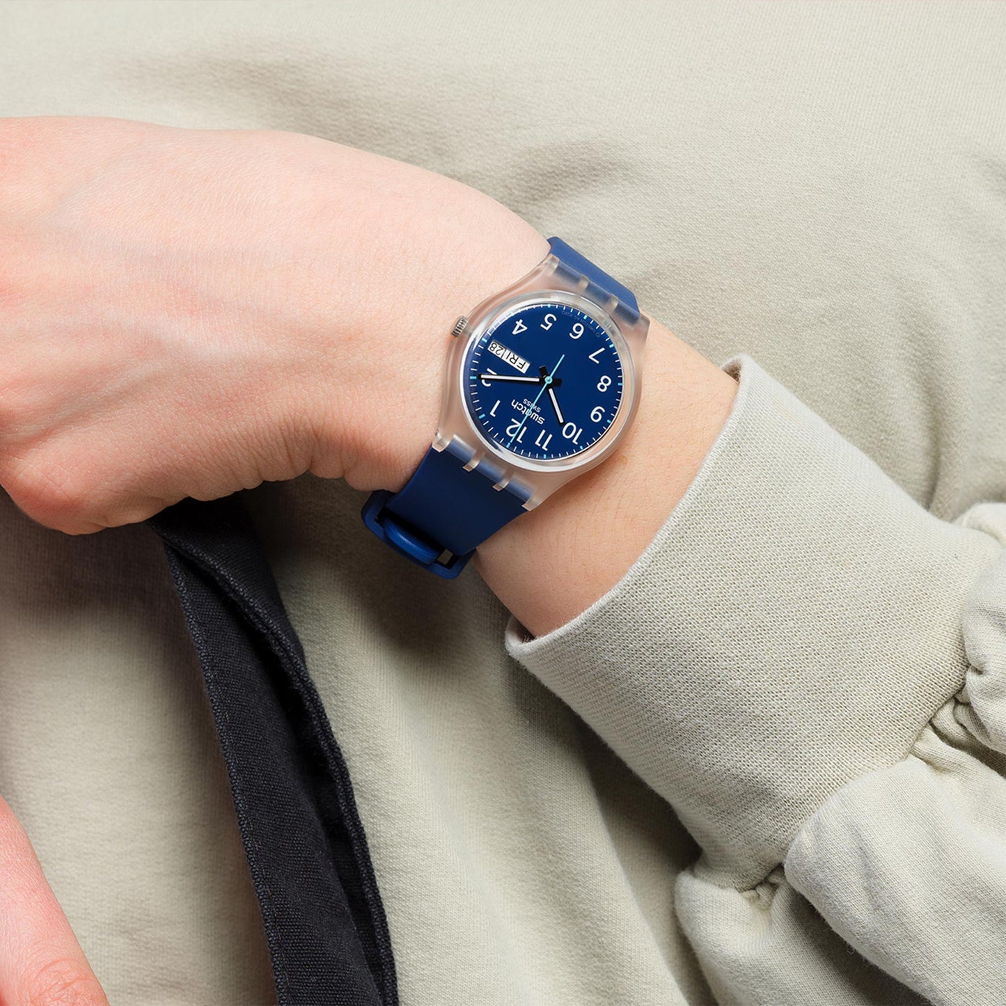 Rinse Repeat Navy by  Swatch |  Time Keeper.