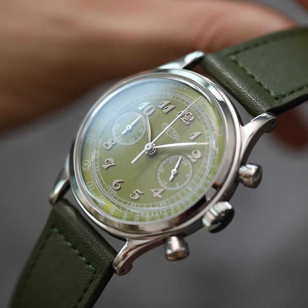 Vintage Chrono - Avocado by  TimeThis |  Time Keeper.