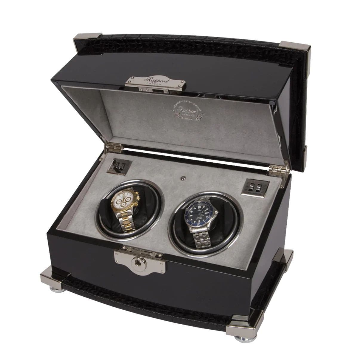 Serpentine Duo Watch Winder by  Rapport London |  Time Keeper.