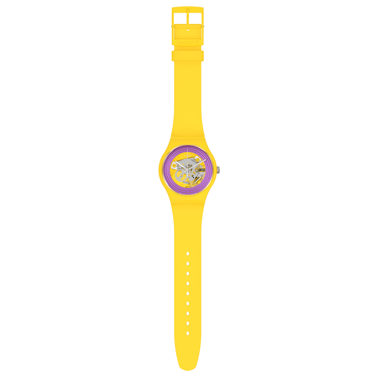 Purple Rings Yellow by  Swatch |  Time Keeper.