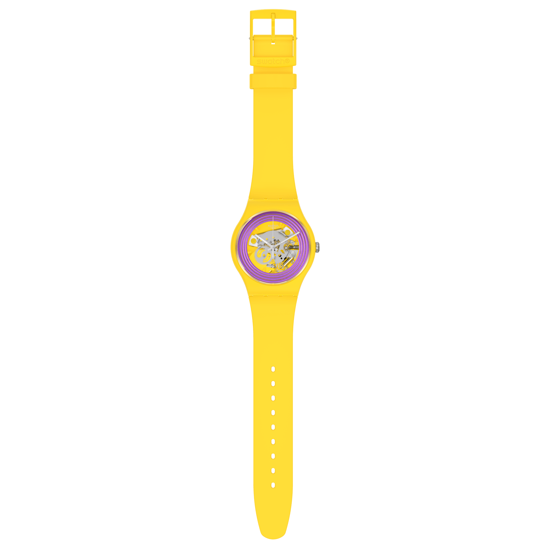 Purple Rings Yellow by  Swatch |  Time Keeper.