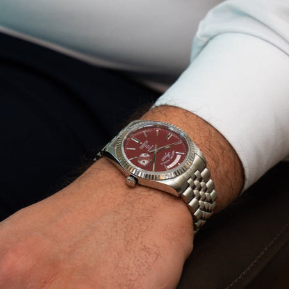 Classic 41 Maroon by  West End |  Time Keeper.