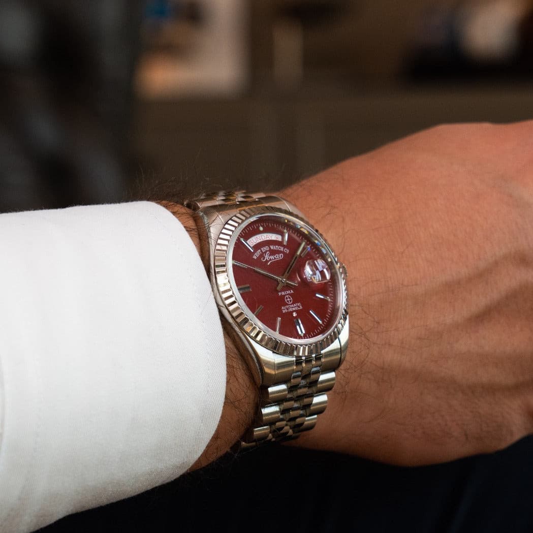 Classic 41 Maroon by  West End |  Time Keeper.