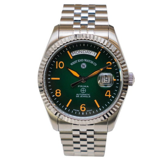 Classic 41 Green/Org by  West End |  Time Keeper.