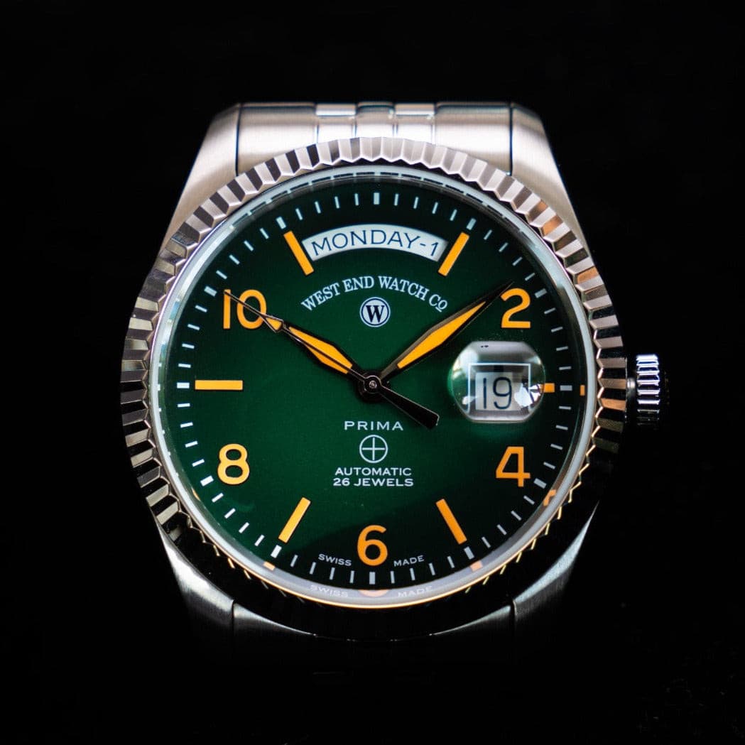 Classic 41 Green/Org by  West End |  Time Keeper.