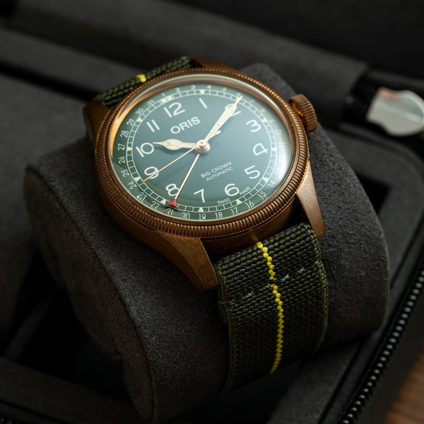 Elastic Loop Green/Yellow by  Delugs Straps |  Time Keeper.