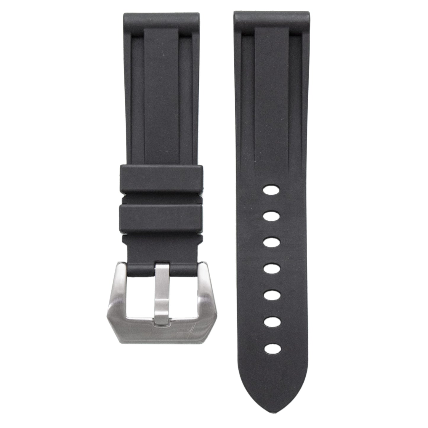 22-24mm Black - TK Rubber Strap by  Time Keeper |  Time Keeper.