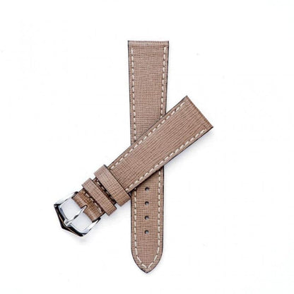 Toupe Saffiano Leather by  Milano Straps |  Time Keeper.