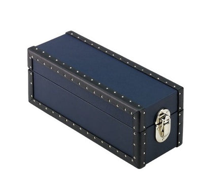 Kensington Blue 2 Watch Box by  Rapport London |  Time Keeper.